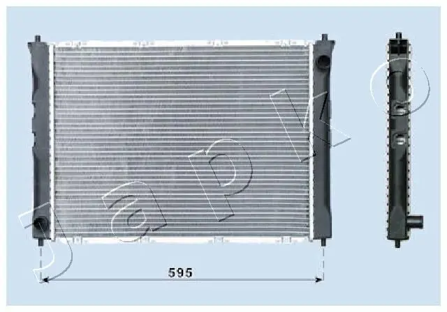 Handler.Part Radiator, engine cooling JAPKO RDA012042 1