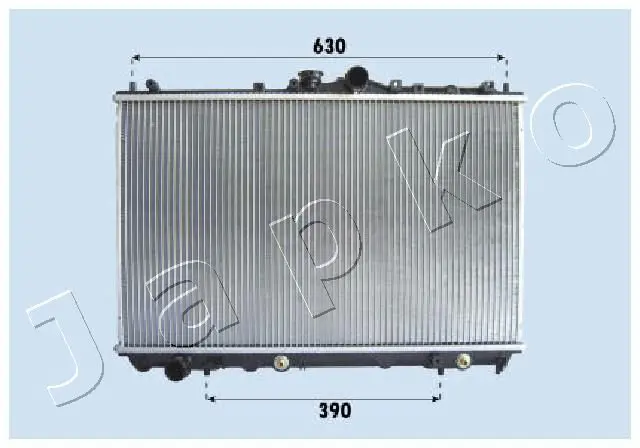 Handler.Part Radiator, engine cooling JAPKO RDA163026 1