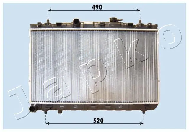 Handler.Part Radiator, engine cooling JAPKO RDA283099 1