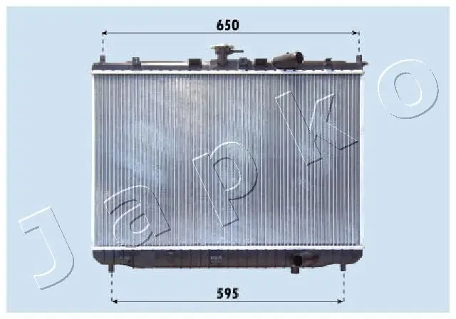 Handler.Part Radiator, engine cooling JAPKO RDA333025 1