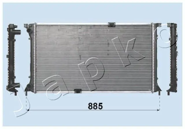 Handler.Part Radiator, engine cooling JAPKO RDC092032 1