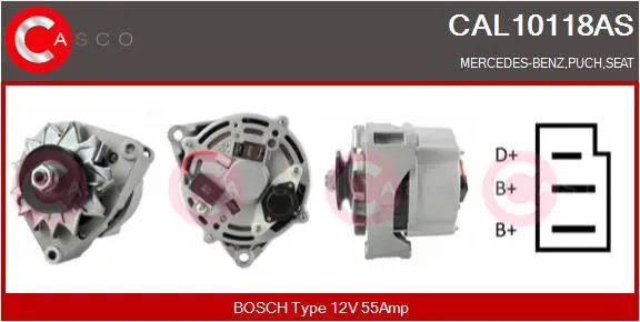 Handler.Part Alternator CASCO CAL10118AS 1