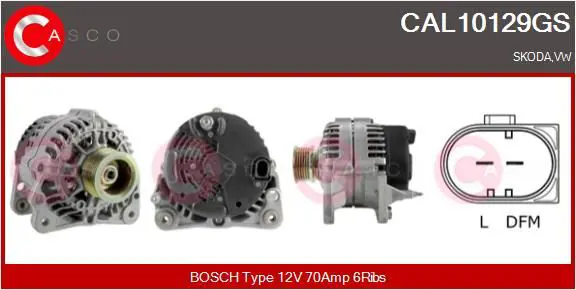 Handler.Part Alternator CASCO CAL10129GS 1