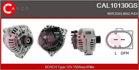 Handler.Part Alternator CASCO CAL10130GS 1