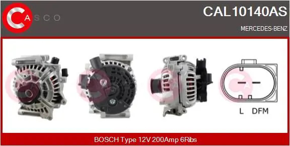 Handler.Part Alternator CASCO CAL10140AS 1