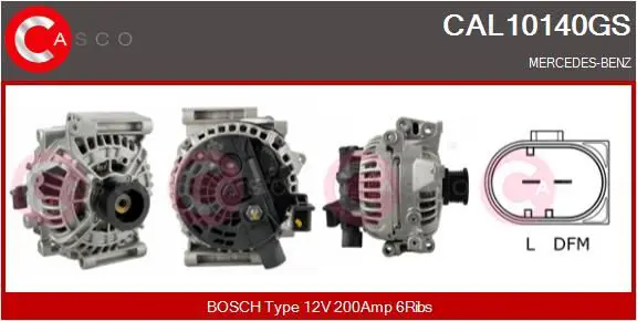 Handler.Part Alternator CASCO CAL10140GS 1