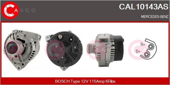 Handler.Part Alternator CASCO CAL10143AS 1