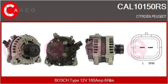 Handler.Part Alternator CASCO CAL10150RS 1