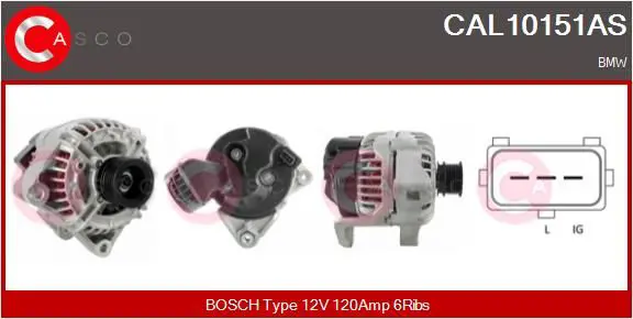 Handler.Part Alternator CASCO CAL10151AS 1