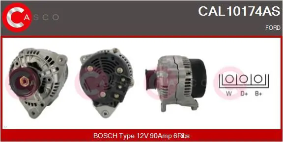 Handler.Part Alternator CASCO CAL10174AS 1