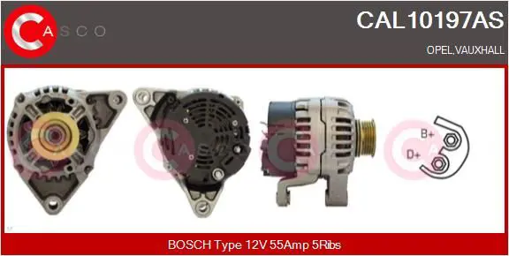 Handler.Part Alternator CASCO CAL10197AS 1