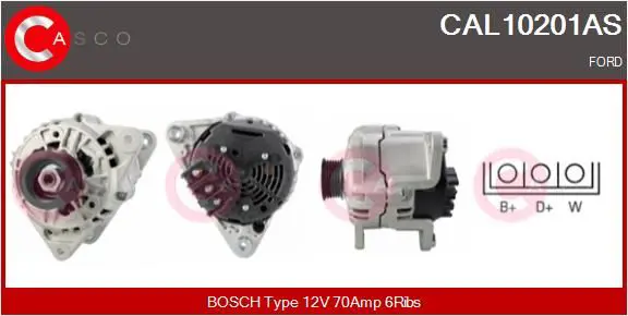 Handler.Part Alternator CASCO CAL10201AS 1