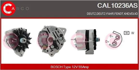 Handler.Part Alternator CASCO CAL10236AS 1