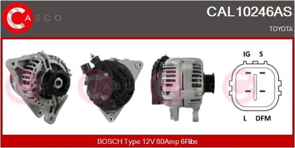 Handler.Part Alternator CASCO CAL10246AS 1