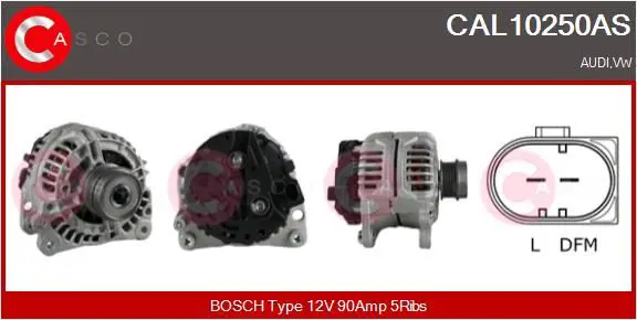 Handler.Part Alternator CASCO CAL10250AS 1