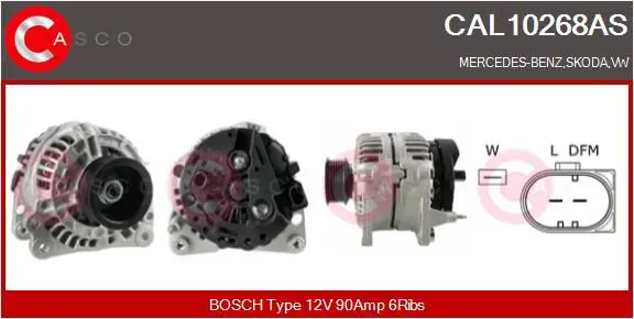 Handler.Part Alternator CASCO CAL10268AS 1