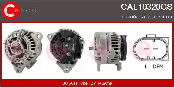 Handler.Part Alternator CASCO CAL10320GS 1