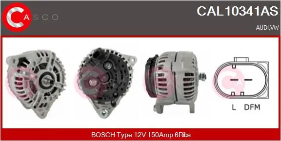 Handler.Part Alternator CASCO CAL10341AS 1