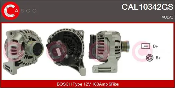 Handler.Part Alternator CASCO CAL10342GS 1