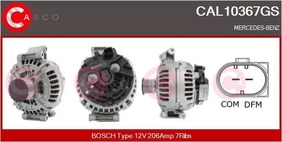 Handler.Part Alternator CASCO CAL10367GS 1