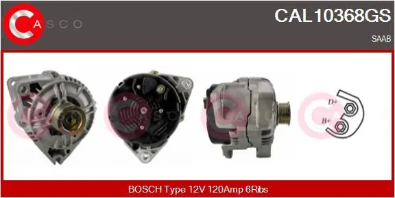 Handler.Part Alternator CASCO CAL10368GS 1