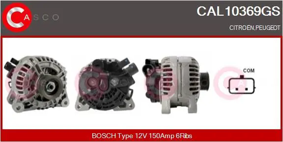 Handler.Part Alternator CASCO CAL10369GS 1