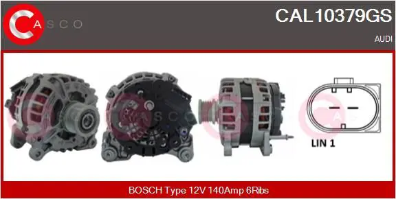 Handler.Part Alternator CASCO CAL10379GS 1