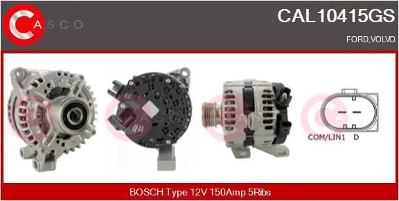 Handler.Part Alternator CASCO CAL10415GS 1