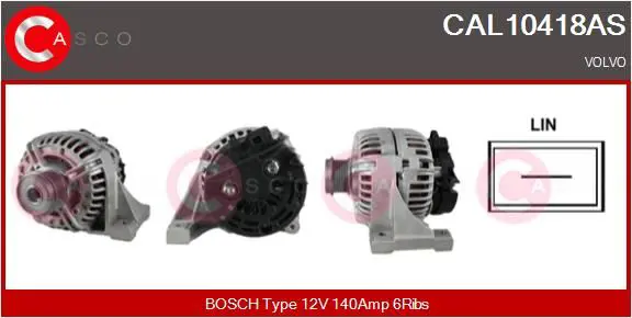 Handler.Part Alternator CASCO CAL10418AS 1