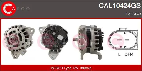 Handler.Part Alternator CASCO CAL10424GS 1