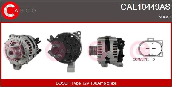 Handler.Part Alternator CASCO CAL10449AS 1