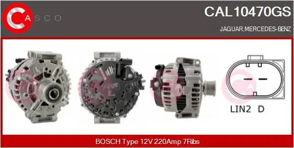 Handler.Part Alternator CASCO CAL10470GS 1