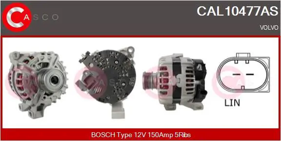 Handler.Part Alternator CASCO CAL10477AS 1