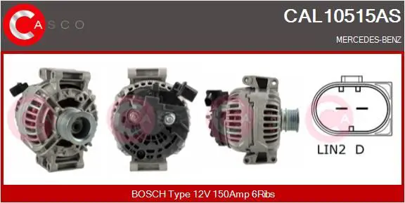 Handler.Part Alternator CASCO CAL10515AS 1