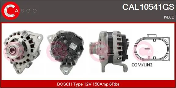 Handler.Part Alternator CASCO CAL10541GS 1