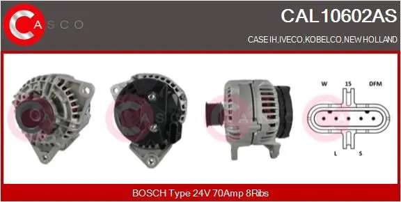 Handler.Part Alternator CASCO CAL10602AS 1