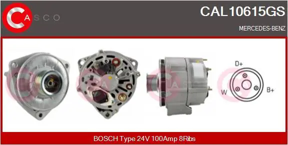 Handler.Part Alternator CASCO CAL10615GS 1