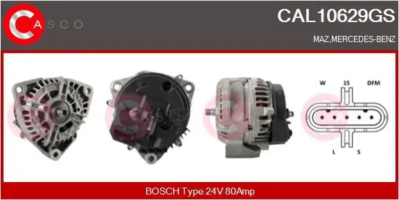 Handler.Part Alternator CASCO CAL10629GS 1