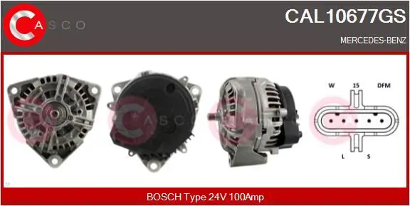 Handler.Part Alternator CASCO CAL10677GS 1