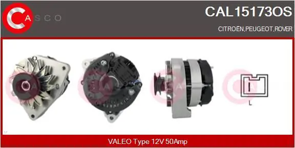 Handler.Part Alternator CASCO CAL15173OS 1