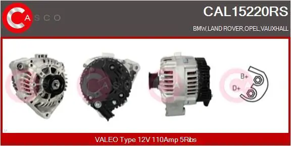 Handler.Part Alternator CASCO CAL15220RS 1