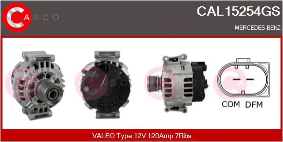 Handler.Part Alternator CASCO CAL15254GS 1