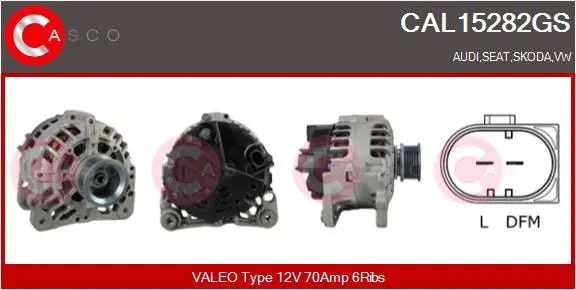 Handler.Part Alternator CASCO CAL15282GS 1