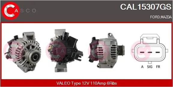 Handler.Part Alternator CASCO CAL15307GS 1