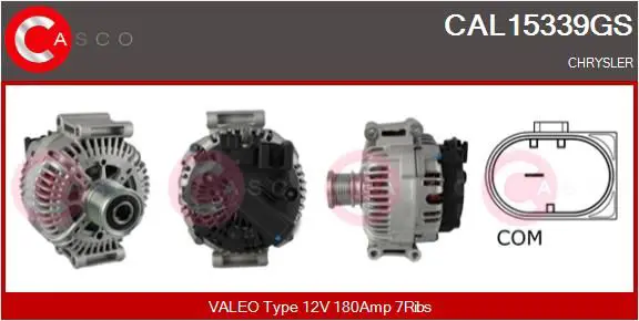 Handler.Part Alternator CASCO CAL15339GS 1