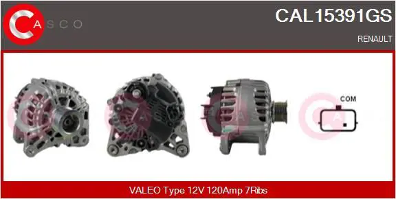 Handler.Part Alternator CASCO CAL15391GS 1