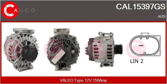 Handler.Part Alternator CASCO CAL15397GS 1