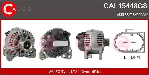 Handler.Part Alternator CASCO CAL15448GS 1