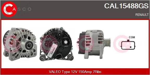 Handler.Part Alternator CASCO CAL15488GS 1