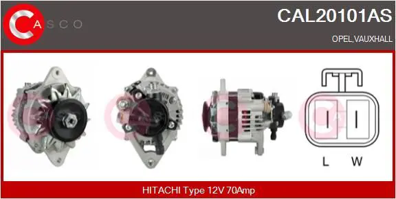 Handler.Part Alternator CASCO CAL20101AS 1